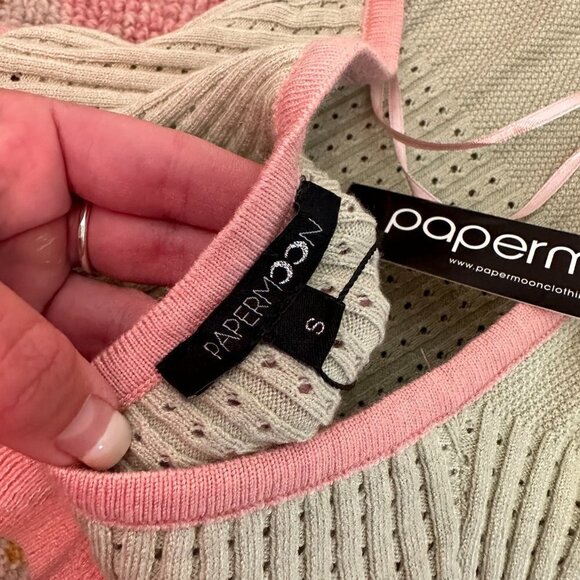 pastel ruffle halter tank - Picture 4 of 4